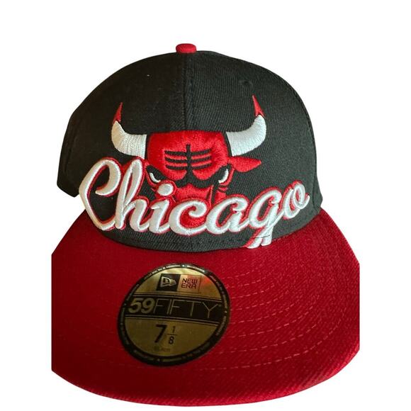 NBA Chicago Bulls New Era 9FIFTY Black Hardwood Classics Snapback Hat Cap - Picture 2 of 7